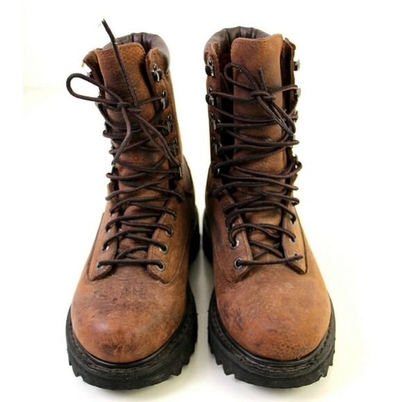 Cabela’s Outfitter Series Goretex Goodyear BROWN LEATHER LACE UP BOOTS Sz 6M - Picture 7 of 12